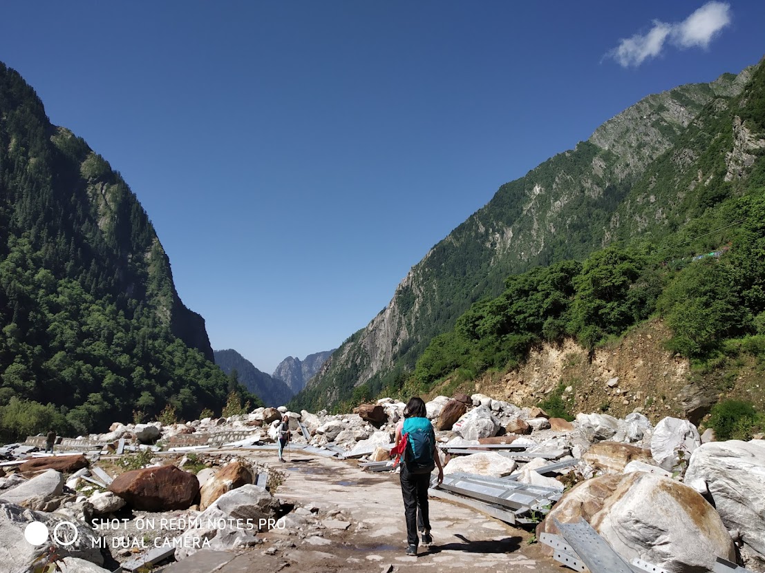 Witnessing the Colors of Nature Neha on Valley of Flowers Trek