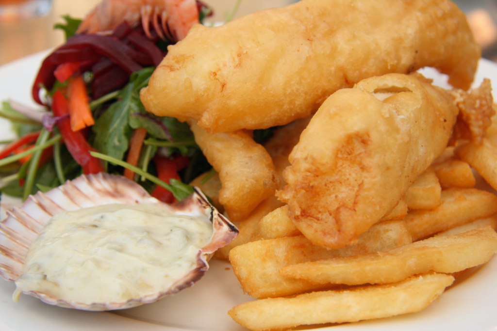 . Battered Fish and Chips