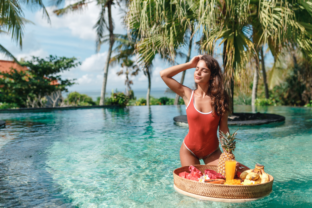 Floating Breafast in Bali 2