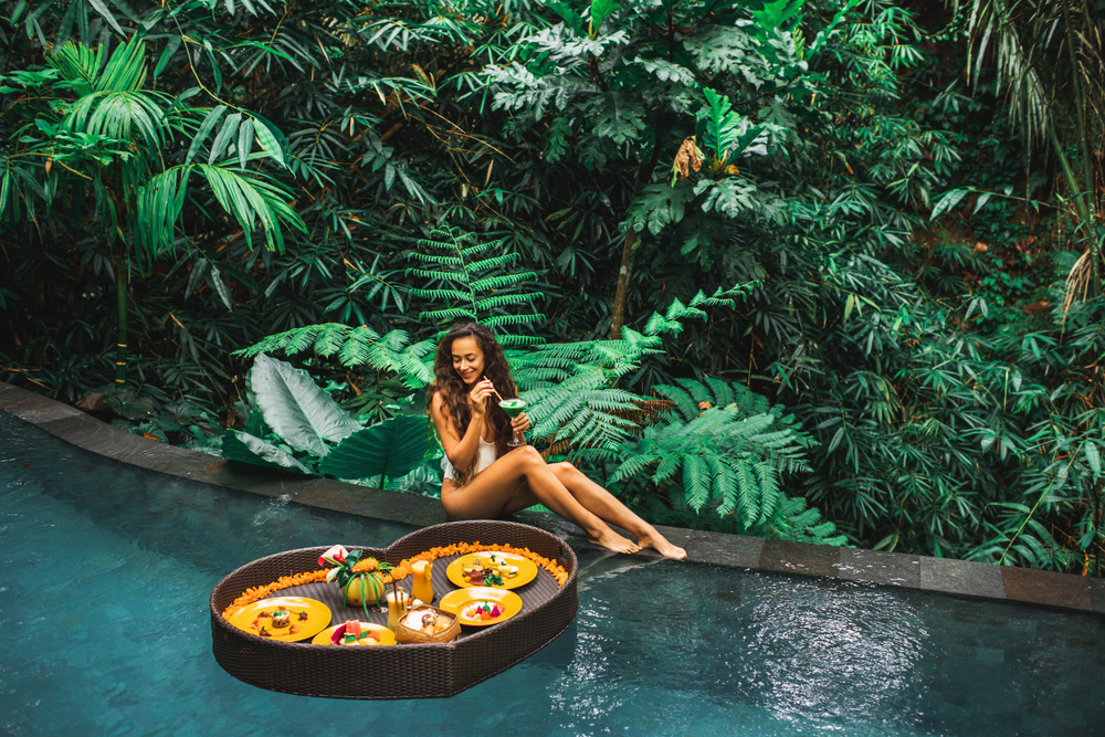 Floating Breakfast in Bali