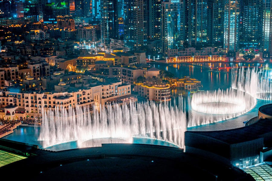Fountain Display in Downtown, Dubai