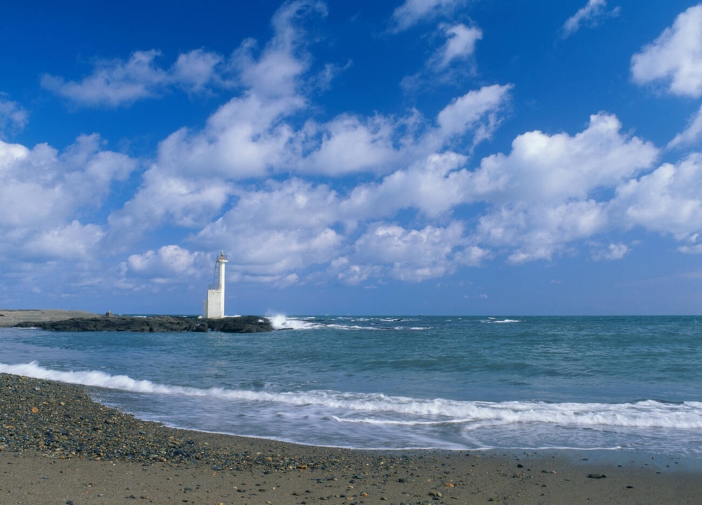 Oarai Coast in Ibaraki Prefecture