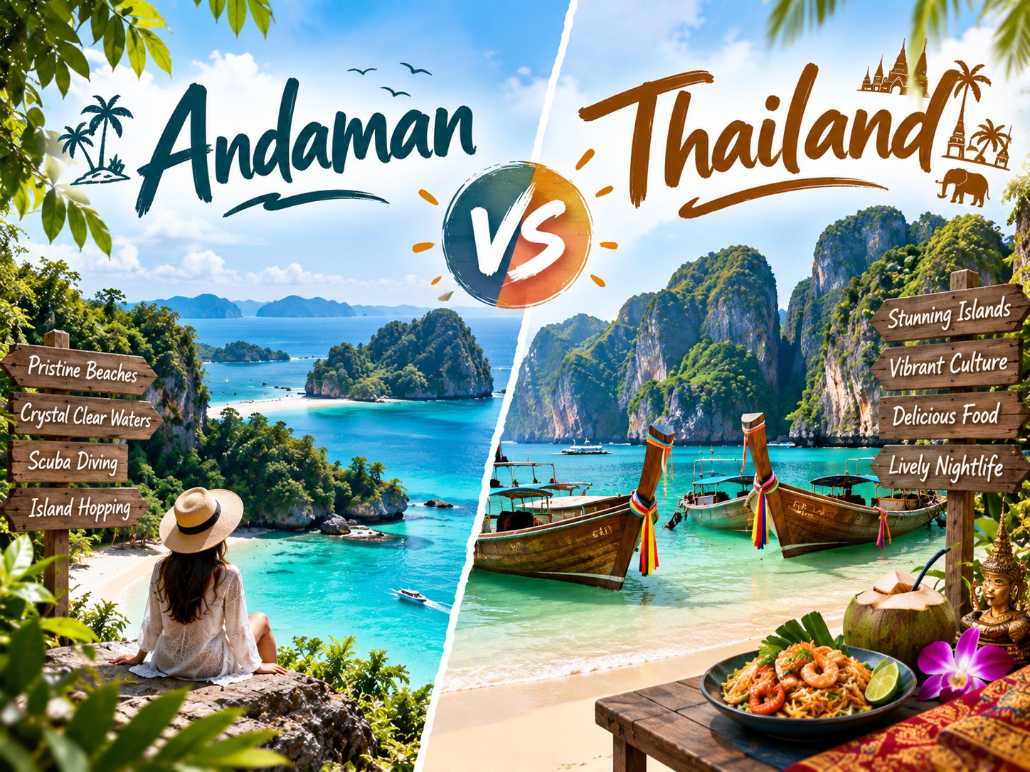 Andaman vs Thailand