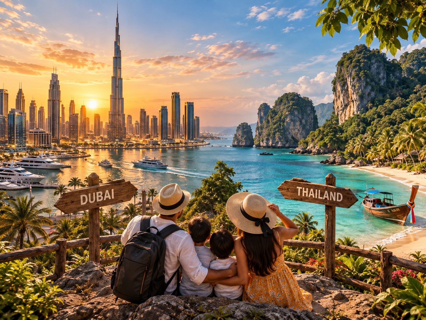 Dubai or Thailand