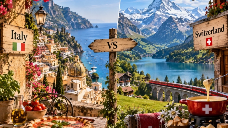 Italy or Switzerland