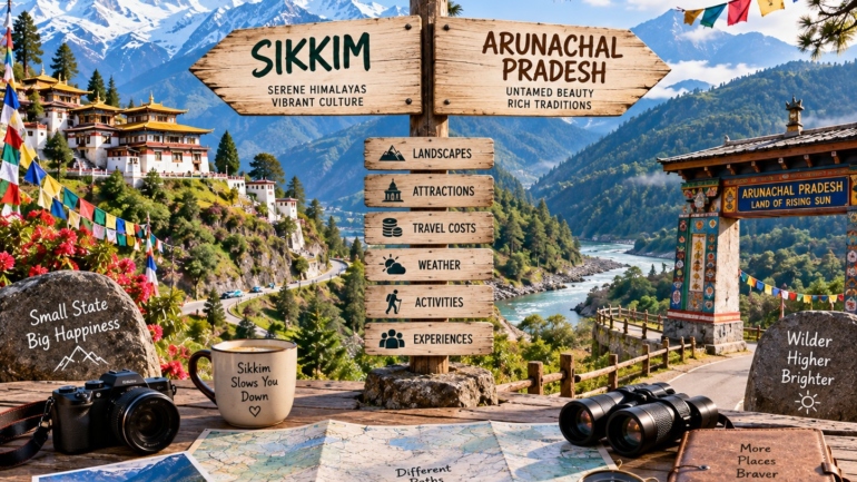 Sikkim or Arunachal Pradesh