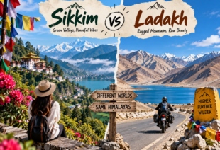 Sikkim or Ladakh