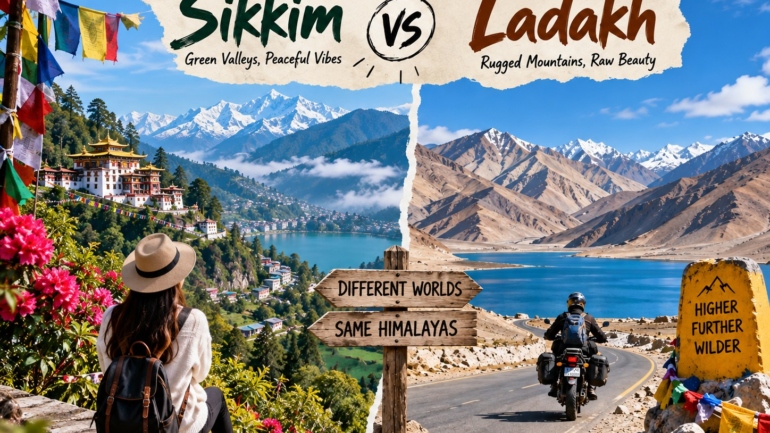 Sikkim or Ladakh