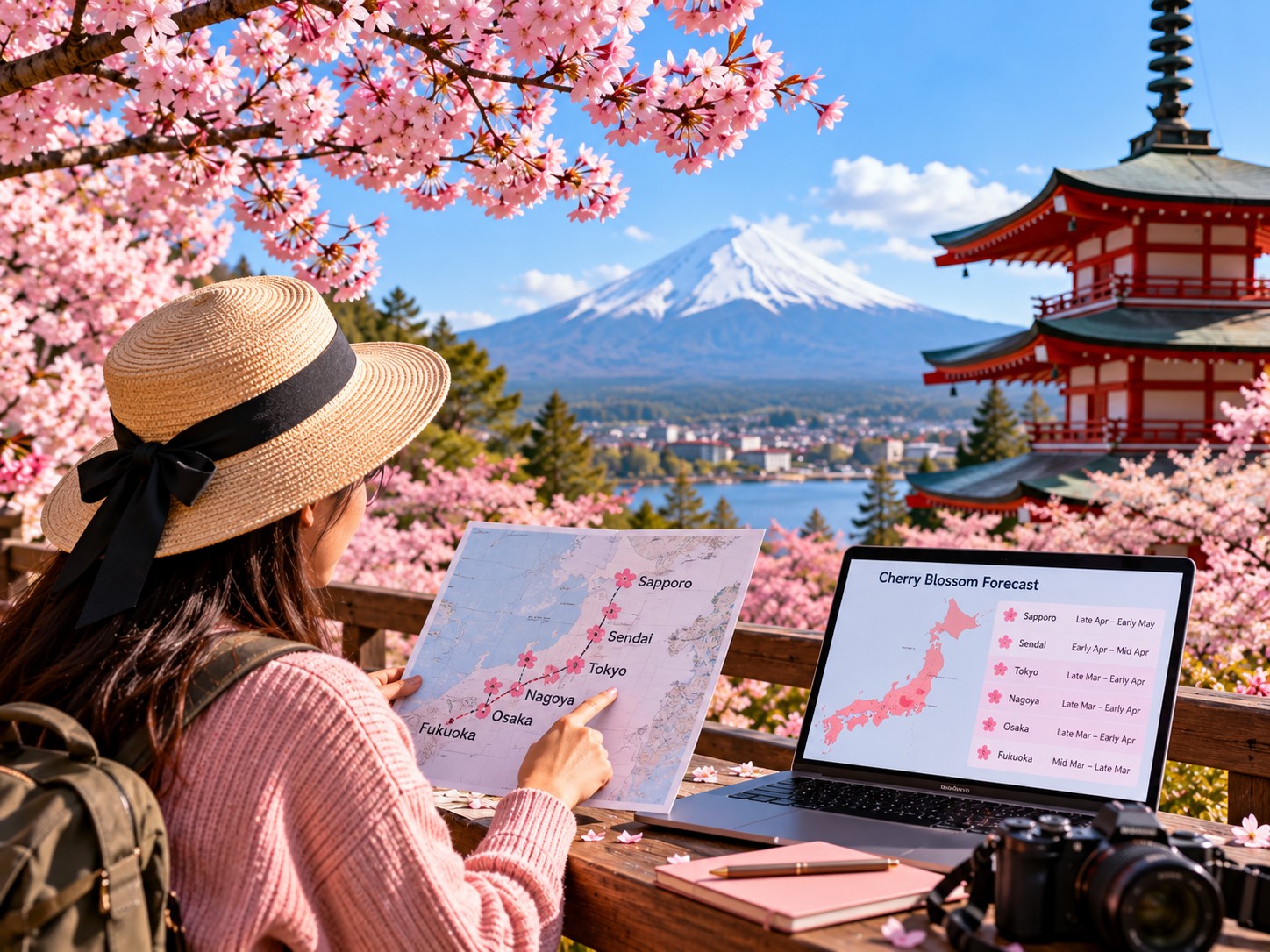 Japan Cherry Blossom Forecast: City-Wise Timing & Backup Plans
