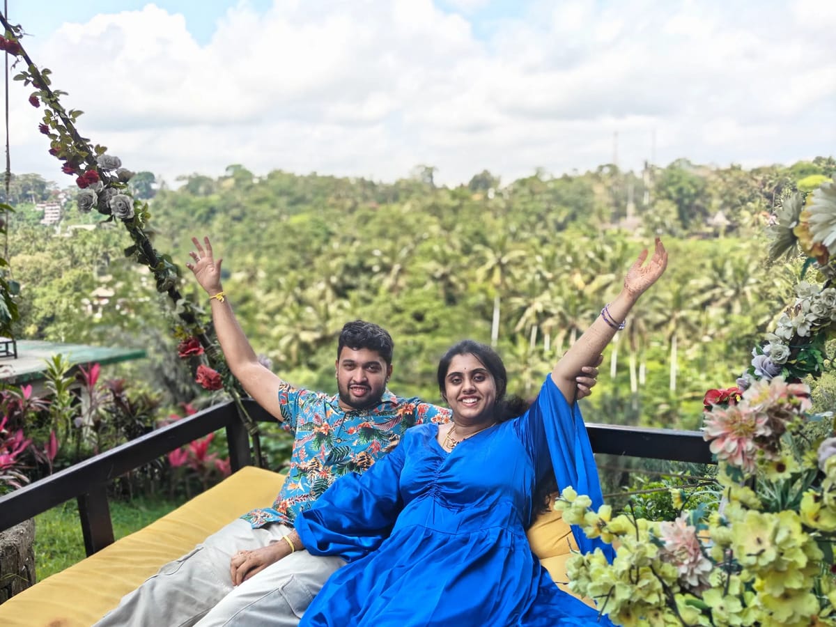 Sagar & Mahalaxmi Explored the Best of Bali on Their Honeymoon with Thrillophilia
