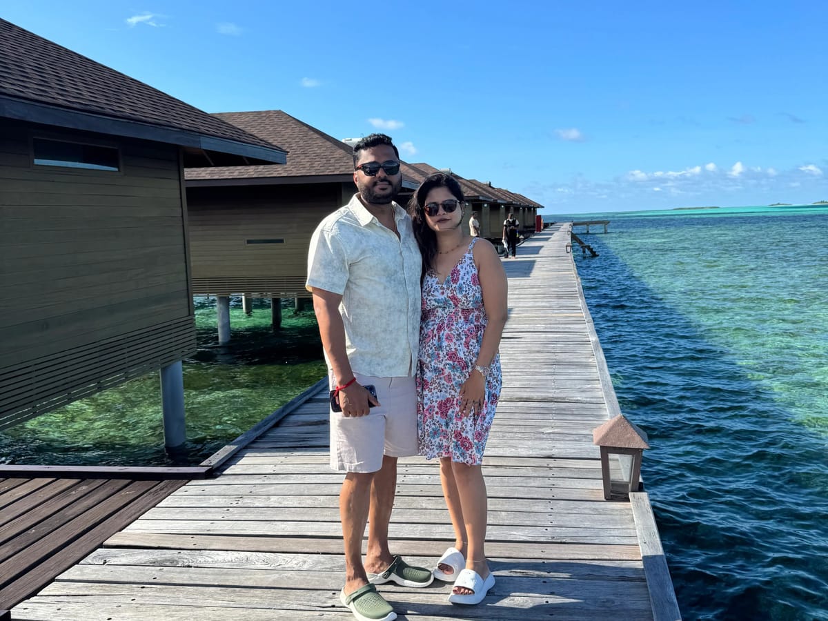 Why Sumesh and Rupali Were Glad They Planned Their Maldives Trip with Thrillophilia
