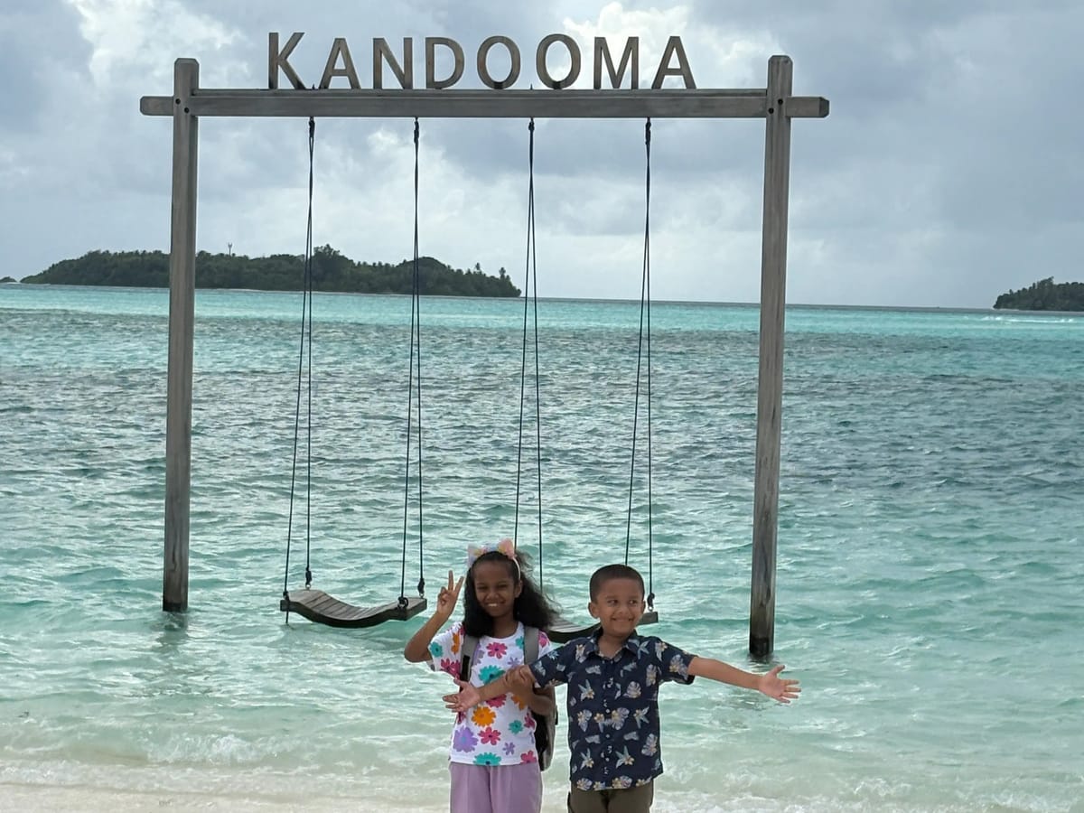 The Maldives Holiday Mohammad and Wahela Planned for the Whole Family with Thrillophilia