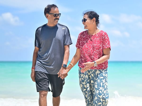 Manoharan and Sabitharani's Andaman Trip with Thrillophilia