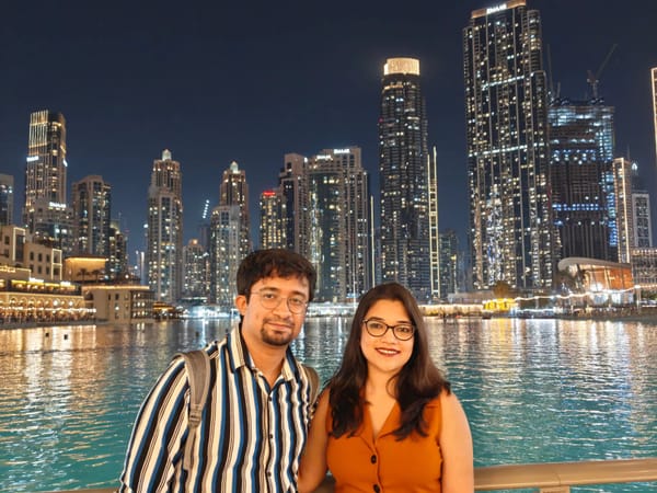 Pallabee’s Anniversary Trip to Abu Dhabi with Thrillophilia