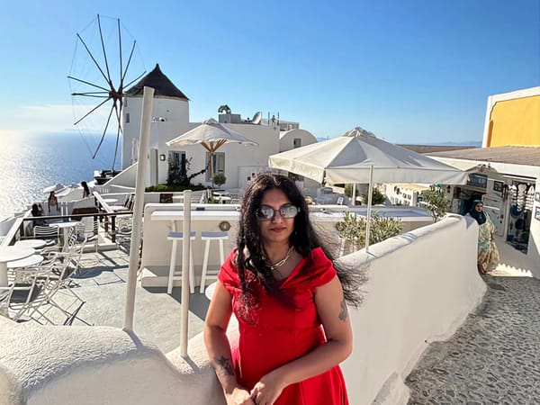 Shalaka’s Journey to Greece with Thrillophilia