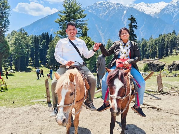 Shubham Ukey’s Romantic Getaway in Kashmir with Thrillophilia
